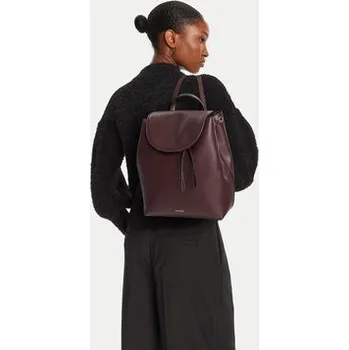 Městský batoh Batoh Calvin Klein Foil Logo Flap Backpack LV04F3297G Bordó OS