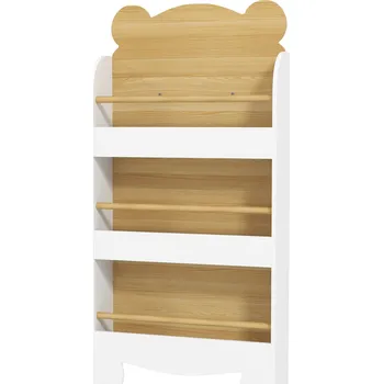 regál Dětský regál se 3 policemi, 55 x 15 x 110 cm | bílý