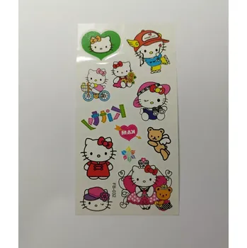 Odstranitelné tetování Dětské dočasné tetování - HELLO KITTY 5 (Značka: TAKARA TOMY)