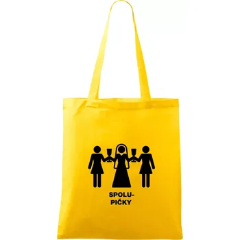 Spolu pičky (Hana-creative) - Taška bavlněná - 42 x 38 cm ( Žlutá )