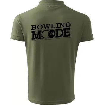 Pánská košile Bowling mode - Polokošile pánská Pique Polo 203 - XL ( Khaki )