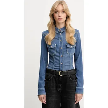 Pánská košile Košile Guess KALIMA W5YH63.D0781 námořnická modř 59J, vel. M