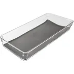 Organizér 40,3x16,2x4,5cm GREY, transp.plast