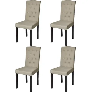 Jídelní židle OMAXI Jídelní židle 4 ks textil 859345