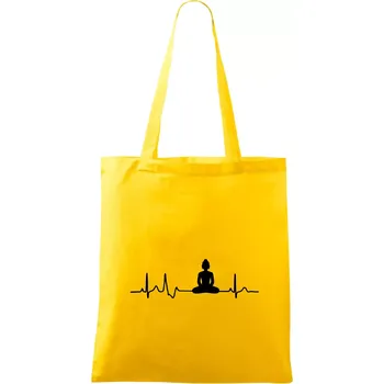 Ekg Budha - Taška bavlněná - 42 x 38 cm ( Žlutá )