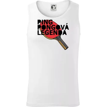 Ping Pongová legenda - Tílko pánské Core - 2XL ( Bílá )