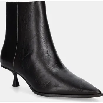 Dámské kozačky Kožené kotníkové boty Aldo EMMALIE dámské, hnědá barva, na podpatku, 14114951 14114951.EMMALIE 88X, EUR 36