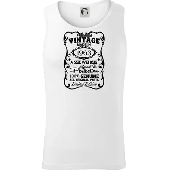 Pánské termoprádlo Vintage Etiketa - 1963 - Tílko pánské Core - XL ( Bílá )