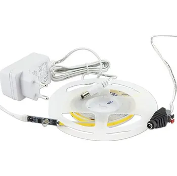 LED páska LED pásek FK technics COB 8W 1600 lm 4000 K 2 m set s dotykovým spínačem a napájecím zdrojem