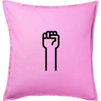 Polštář Kámen ikona - Polštář 50x50 - 50x50 - Pouze potah ( Růžová )