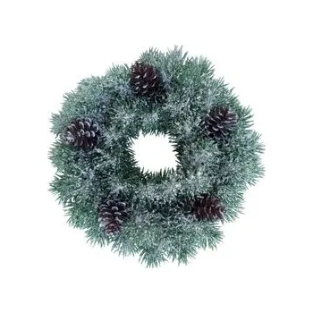 Věnec Věnec chvojový zasněžený, 28 cm 530-0085