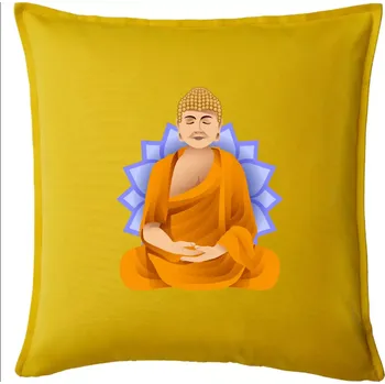 Polštář Budha barevný - Polštář 50x50 - 50x50 - Pouze potah ( Žlutá )