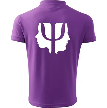 Pánská košile Psychologie hlavy - Polokošile pánská Pique Polo 203 - S ( Fialová )