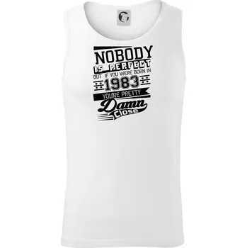 Nobody is perfect - 1983 - Tílko pánské Core - 2XL ( Bílá )
