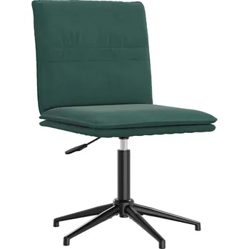 Jídelní židle OMAXI Jídelní židle tmavě zelená samet 634252