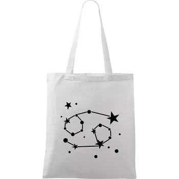 Souhvězdí - Cancer - Rak - Taška bavlněná - 42 x 38 cm ( Bílá )