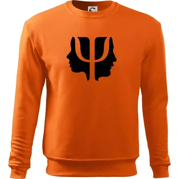 Pánská mikina Psychologie hlavy - Mikina Essential pánská - L ( Oranžová )