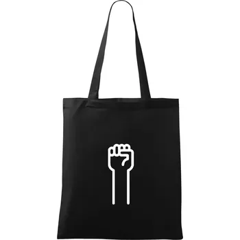 Nákupní taška Kámen ikona - Taška bavlněná - 42 x 38 cm ( Černá )