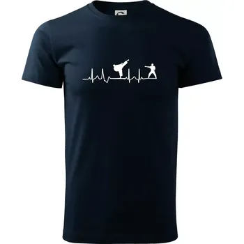 Pánské tričko Karate EKG - Triko extra velké (5-8XL) - 7XL ( Námořní modrá (velmi tmavá - téměř černá) )