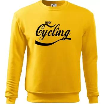 Pánská mikina Enjoy Cycling - Mikina Essential pánská - S ( Žlutá )