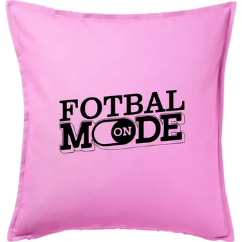 Polštář Fotbal mode - Polštář 50x50 - 50x50 - Pouze potah ( Růžová )