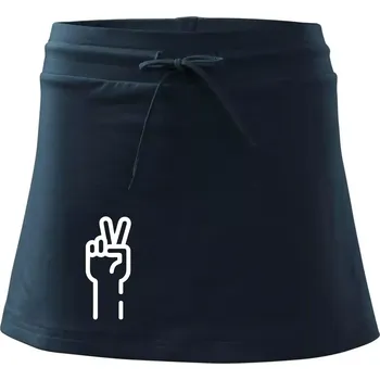 Dámské oblečení Nůžky ikona - Sportovní sukně - two in one - S ( Námořní modrá (velmi tmavá - téměř černá) )