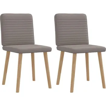 Jídelní židle OMAXI Jídelní židle 2 ks taupe textil 633064