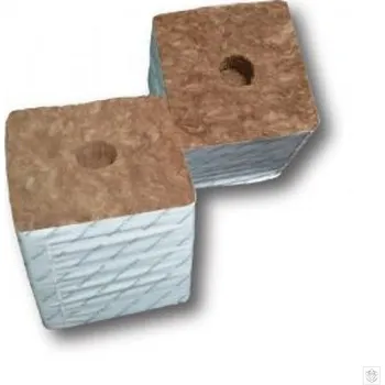 Substrát Agra-Wool pěstební kostka 75x75x65mm, s malou dírou