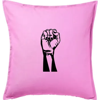 Polštář Kámen černě - Polštář 50x50 - 50x50 - Pouze potah ( Růžová )