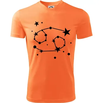 Souhvězdí - Cancer - Rak - Dětské triko sportovní (dresovina) - 158 cm/12 let ( Neon mandarine )