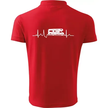 Pánská košile EKG obytňák - Polokošile pánská Pique Polo 203 - 3XL ( Červená )