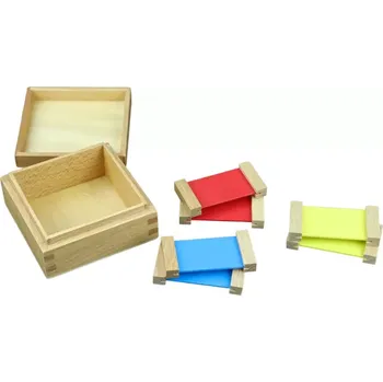 Dřevěná hračka Barevné destičky 1 - Základní sada