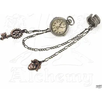 Náušnice náušnice ALCHEMY GOTHIC - Uncle Albert's Timepiece - E349