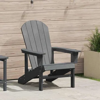 OMAXI Adirondack židle Světle šedá 82 x 74 x 92 cm HDPE 890580