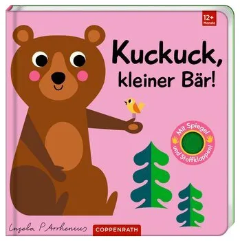 První čtění Mein Filz-Fühlbuch: Kuckuck, kleiner Bär! - Arrhenius, Ingela [DE] (2025, Formát desky, Coppenrath)