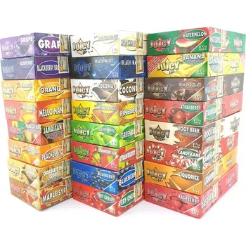 Papírky JUICY JAY'S King Size Lékořice 32ks v balení box 24ks