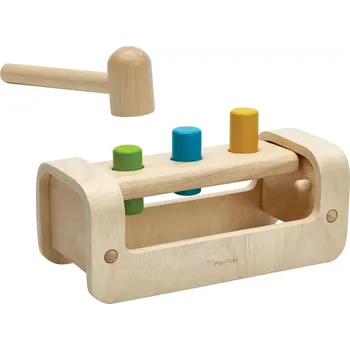 Dřevěná hračka Zatloukačka - válečky