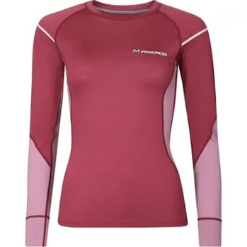 Dámské tričko MW NDRZ 170 dámské merino triko s dlouhým rukávem ostružinová/fialová M