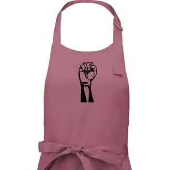 Kuchyňská zástěra Kámen černě - Dámská zástěra na vaření - Univerzální velikost ( Starorůžová )