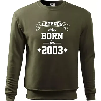 Chlapecké tričko Legends are born in 2003 - Mikina Essential dětská - 146 cm/10 let ( Military )