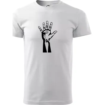 Pánské tričko Papír černě - Triko extra velké (5-8XL) - 8XL ( Bílá )