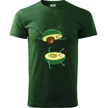 Sex avokádo (Hana-creative) - Triko extra velké (5-8XL) - 7XL ( Lahvově zelená )