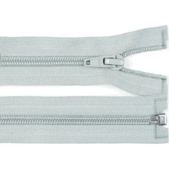 Galanterie Spirálový zip No 5 délka 70 cm bundový POL, barva 314 šedá světlá