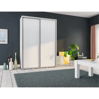 Šatní skříň MOB Peldon 155 (bílá)