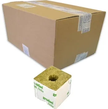 Substrát GRODAN pěstební kostka velká, 100x100x65mm, bez díry, box 216ks
