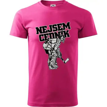 Nejsem cedník - Klasické pánské triko vyšší gramáže - S ( Purpurová )