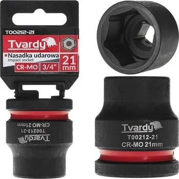 Rázová nástrčná hlavice 3/4", 21 mm, CrMo - TVARDY