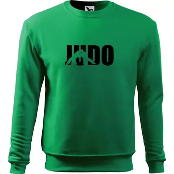 Pánské oblečení Judo - Nápis - Mikina Essential pánská - 3XL ( Středně zelená )