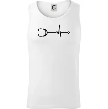 EKG stetoskop - Tílko pánské Core - XL ( Bílá )