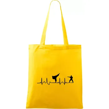 Karate EKG - Taška bavlněná - 42 x 38 cm ( Žlutá )